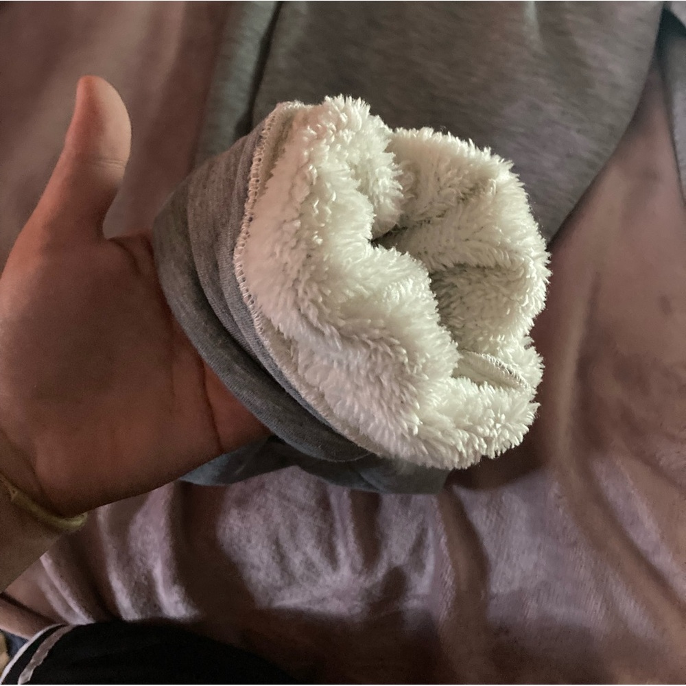 Fleece joggers size small-medium